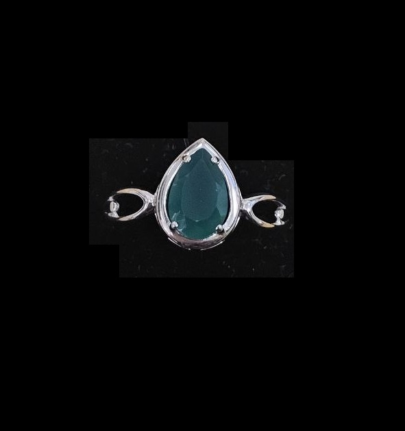 Кольцо из серебра с камнем Агат фото, цены