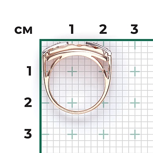 Кольцо из золота с камнем Топаз фото, цены