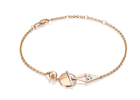 Браслет из золота с камнем Топаз фото, цены