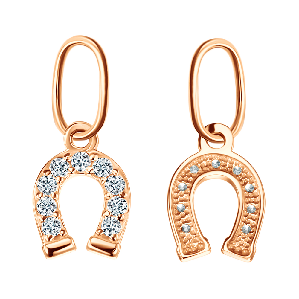 Подвеска из золота с камнем Фианит фото, цены