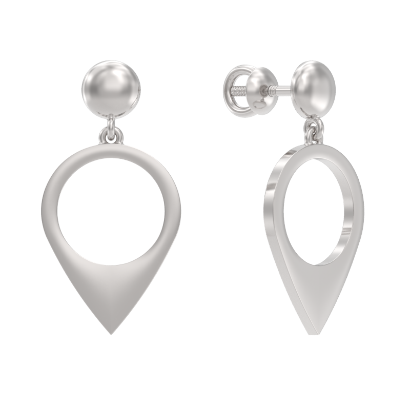 Пуссеты из серебра фото, цены