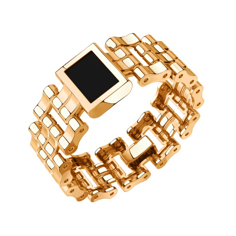 Печатка из золота с камнем Оникс фото, цены