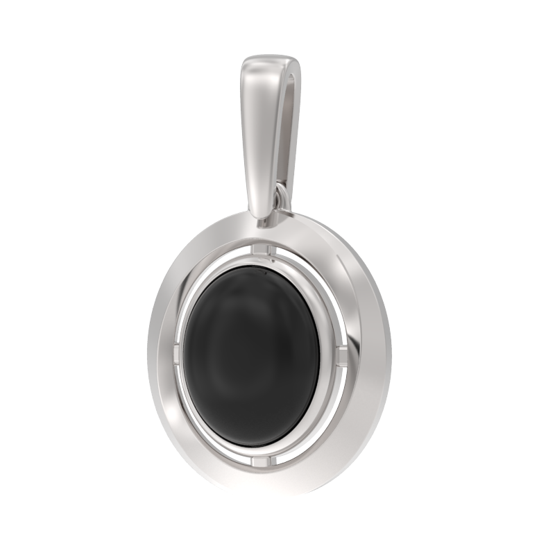 Подвеска из серебра с камнем Агат фото, цены