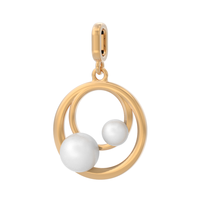 Подвеска из золота с камнем Жемчуг фото, цены