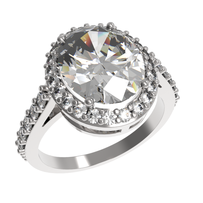 Кольцо из серебра с камнем Фианит фото, цены