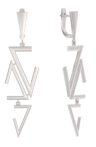 Серьги из серебра фото, цены