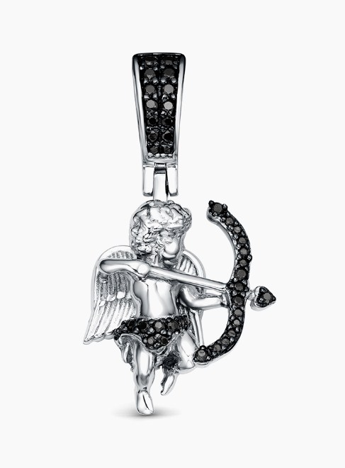 Подвеска из серебра с камнем Шпинель фото, цены