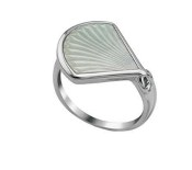 Кольцо из серебра с камнем Перламутр фото, цены