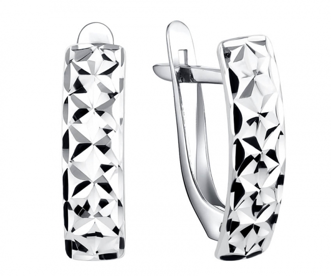 Серьги из серебра фото, цены