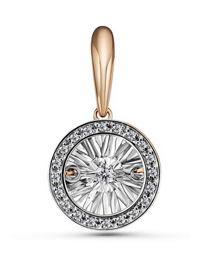 Подвеска из золота с камнем Бриллиант,  фото, цены