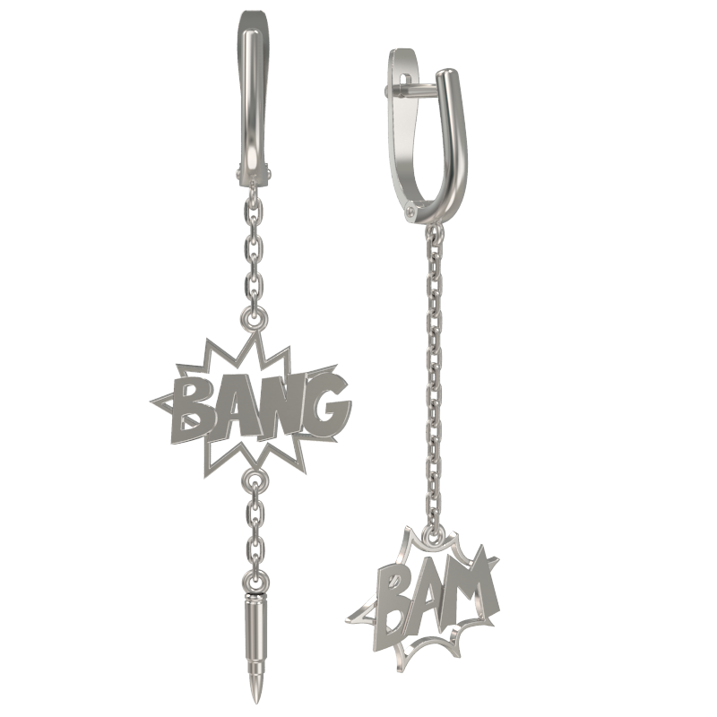 Серьги из серебра фото, цены