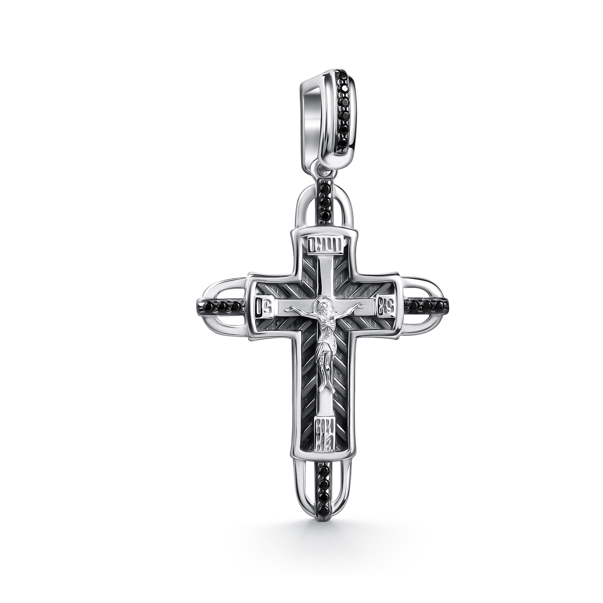 Подвеска из серебра с камнем Фианит фото, цены