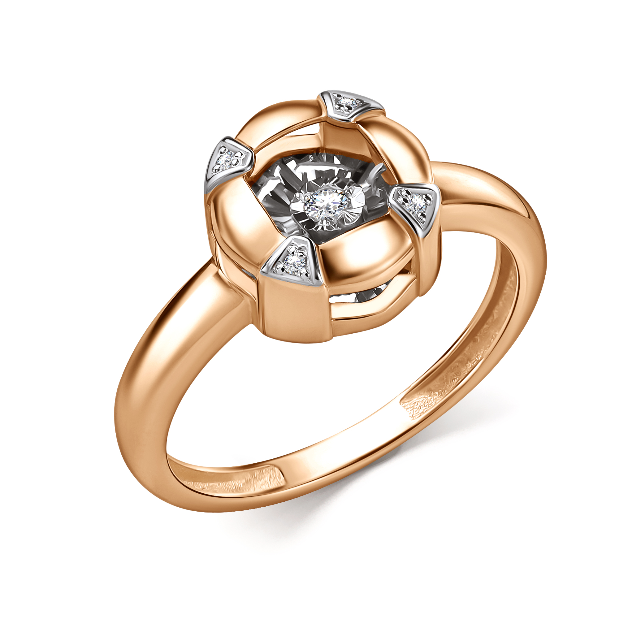 Кольцо из золота с камнем Бриллиант,  фото, цены