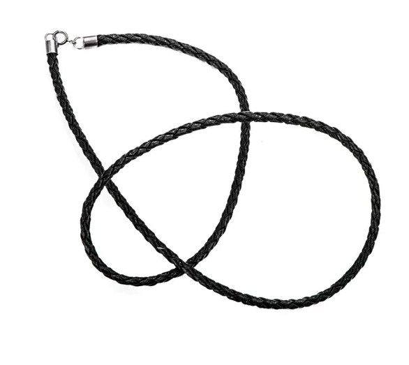 Шнурок из серебра с камнем вставками кожи фото, цены