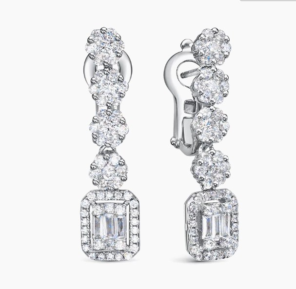 Серьги из серебра с камнем Топаз, Цитрин, вставками эмали фото, цены