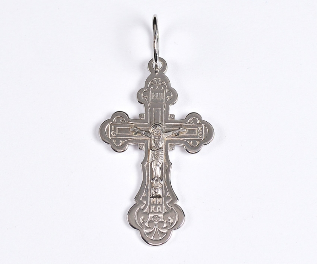 Крест из серебра фото, цены