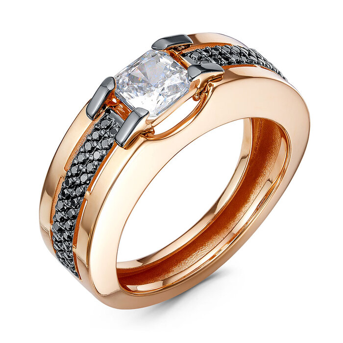 Кольцо из золота с камнем Фианит,  фото, цены