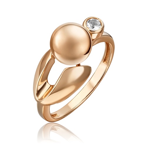 Кольцо из золота с камнем Топаз фото, цены