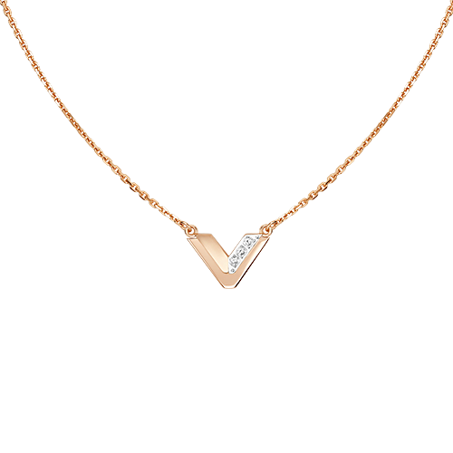 Колье из золота с камнем Фианит фото, цены