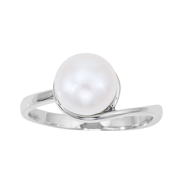 Кольцо из серебра с камнем Жемчуг фото, цены