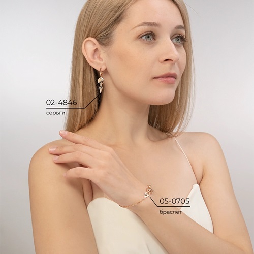 Браслет из золота с камнем Топаз фото, цены