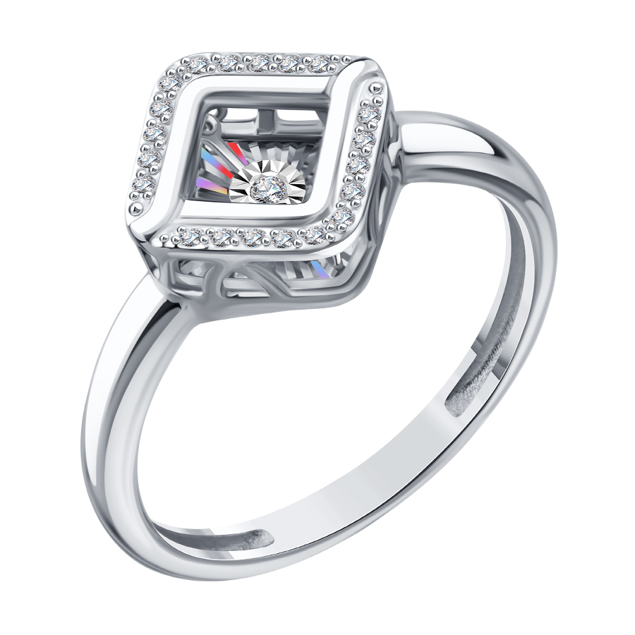 Кольцо из золота с камнем Бриллиант,  фото, цены