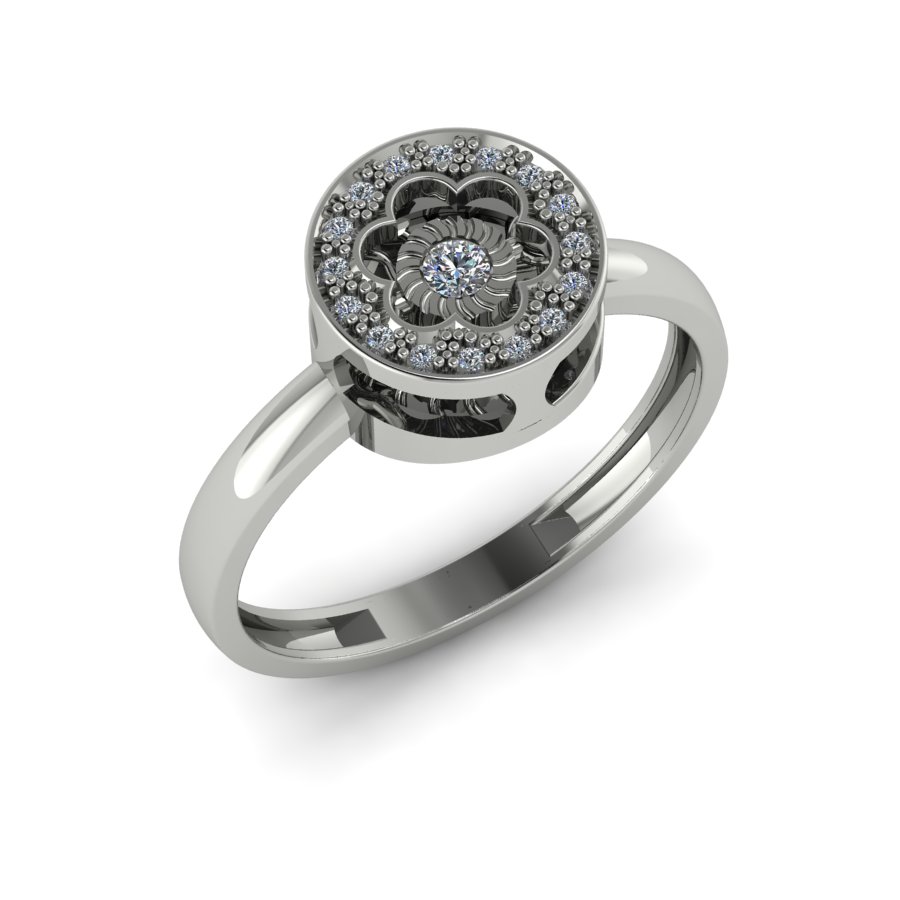 Кольцо из золота с камнем Бриллиант,  фото, цены