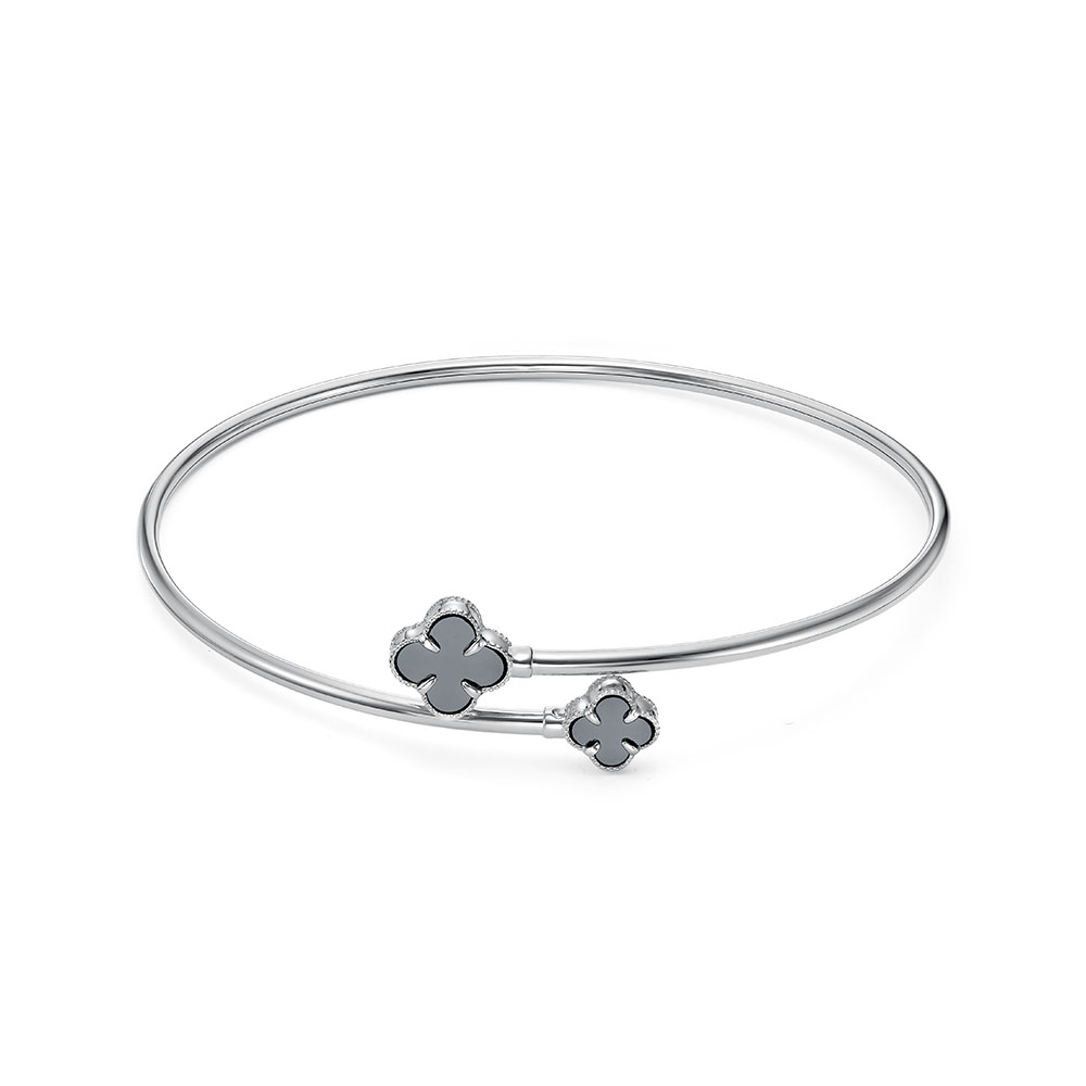 Браслет из серебра с камнем Оникс фото, цены