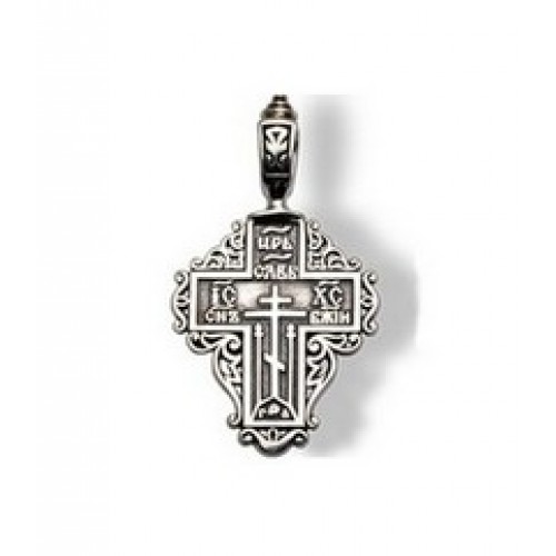 Крест из серебра без вставок фото, цены