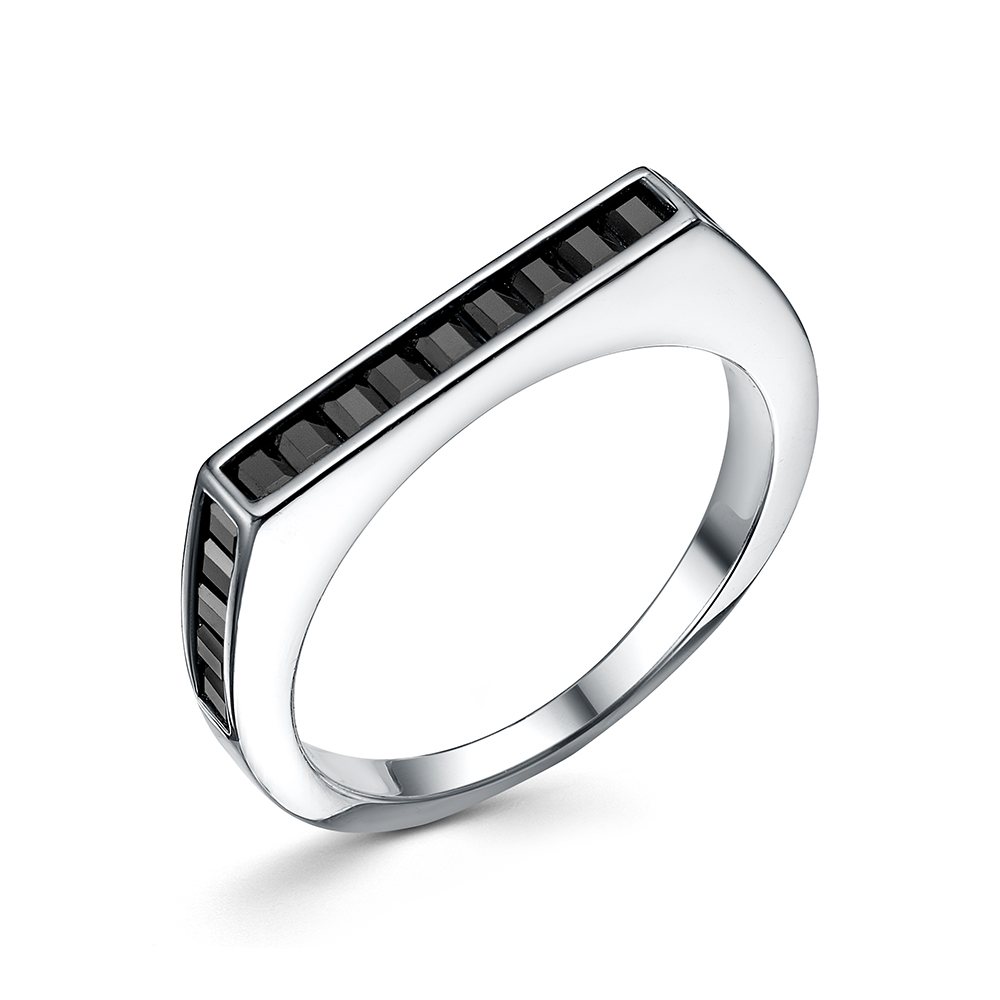 Кольцо из серебра с камнем Шпинель фото, цены