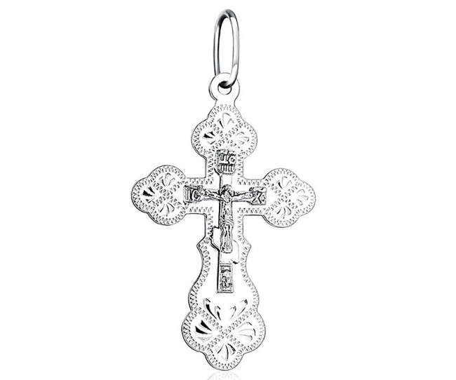 Крест из серебра фото, цены