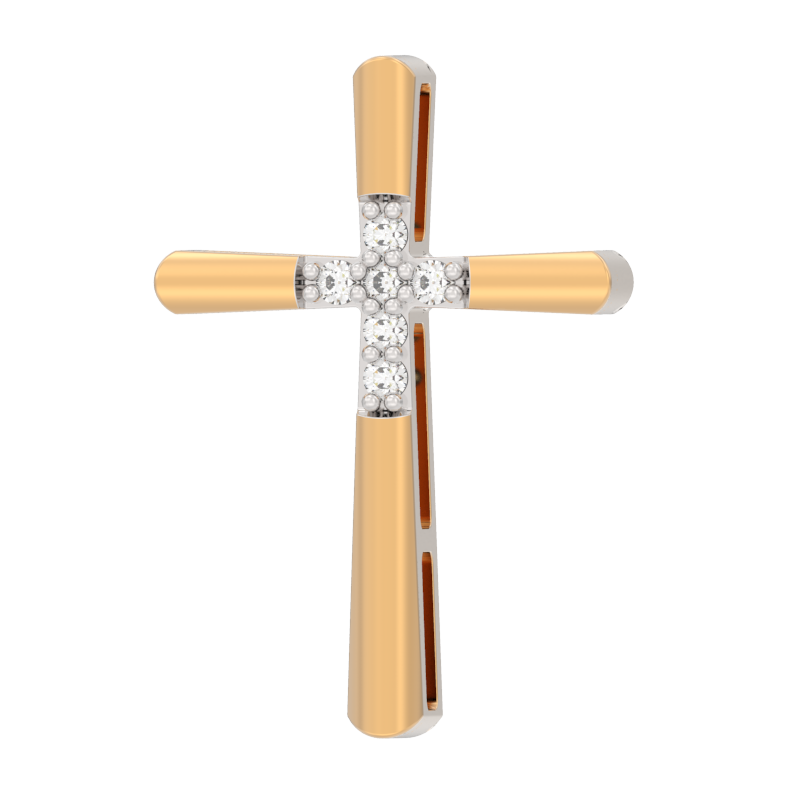 Подвеска из золота с камнем Бриллиант фото, цены