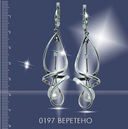 Серьги из серебра фото, цены