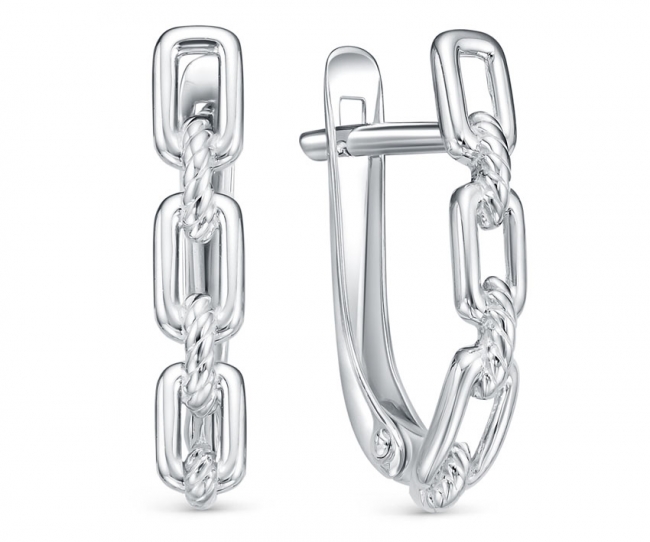 Серьги из серебра фото, цены