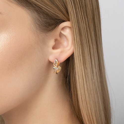 Серьги из золота без вставок фото, цены