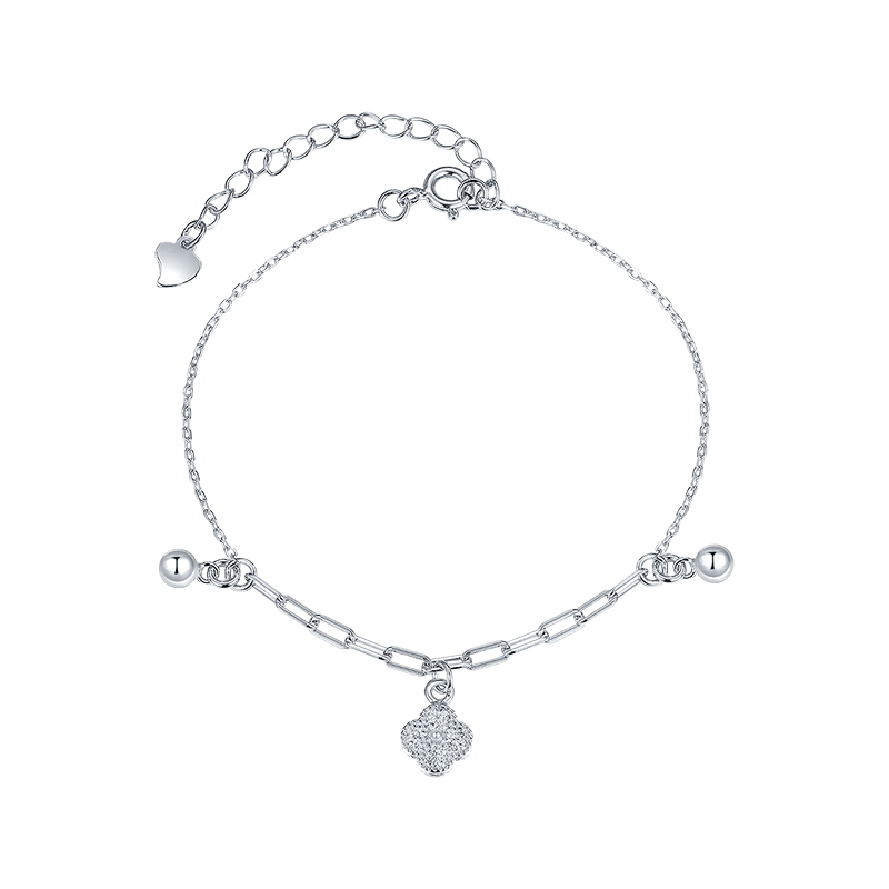 Браслет из серебра с камнем Куб цирконий фото, цены