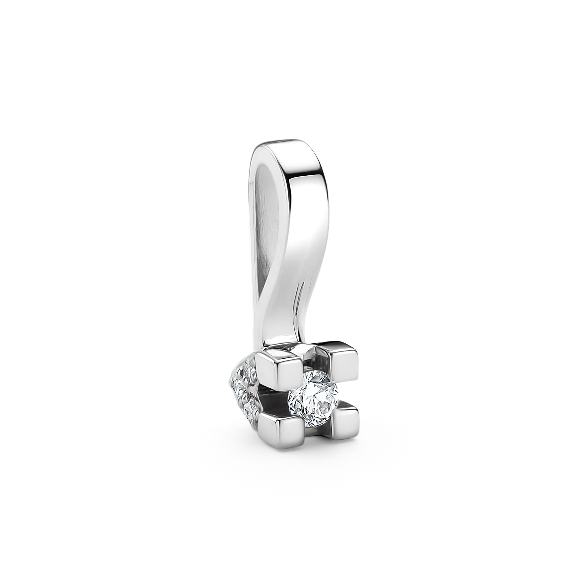 Подвеска из золота с камнем Бриллиант фото, цены