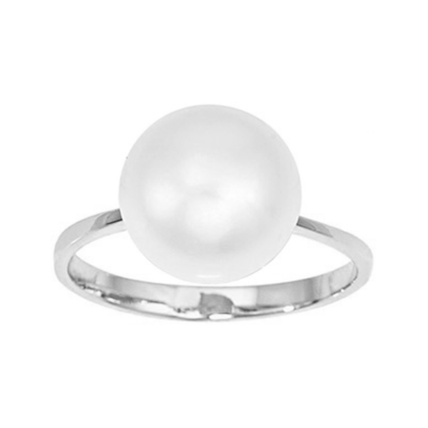 Кольцо из серебра с камнем Жемчуг фото, цены