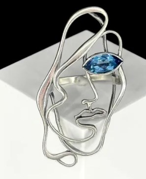 Кольцо из серебра с камнем аметист фото, цены