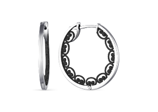 Серьги из серебра с камнем вставками эмали фото, цены