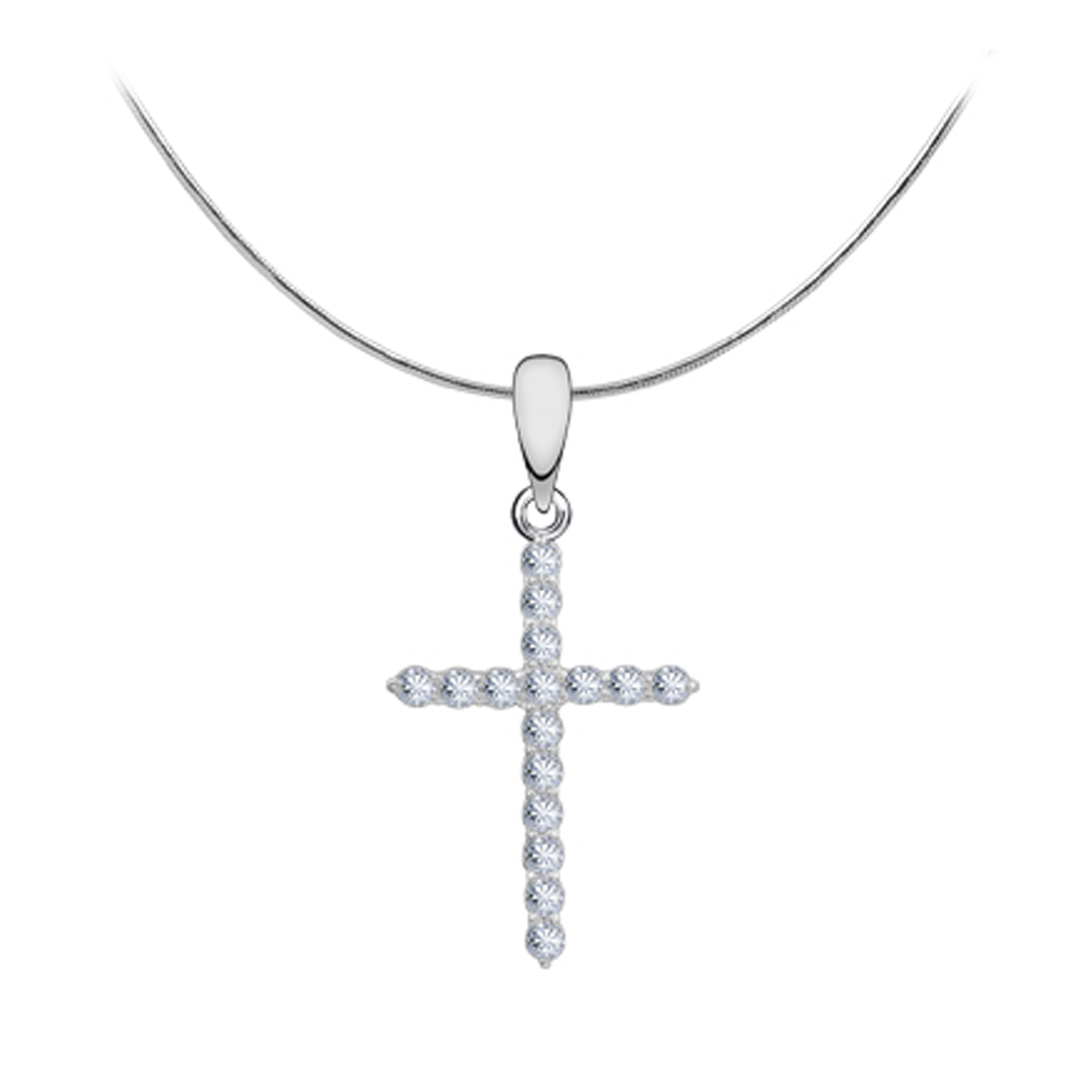 Подвеска из серебра с камнем Фианит фото, цены