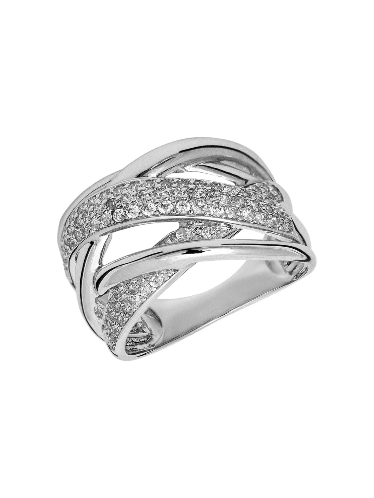 Кольцо из серебра с камнем Фианит фото, цены