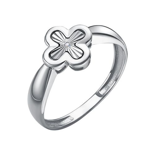 Кольцо из серебра с камнем Бриллиант фото, цены