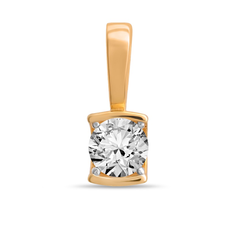 Подвеска из золота с камнем Фианит фото, цены