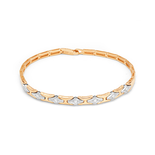 Браслет из золота с камнем Бриллиант фото, цены