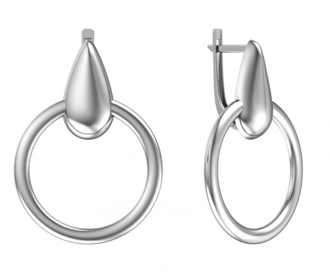 Серьги из серебра фото, цены