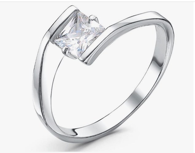 Кольцо из серебра с камнем Топаз фото, цены