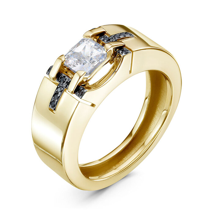 Кольцо из золота с камнем Фианит,  фото, цены