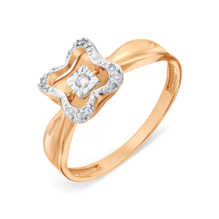 Кольцо из золота с камнем Бриллиант,  фото, цены