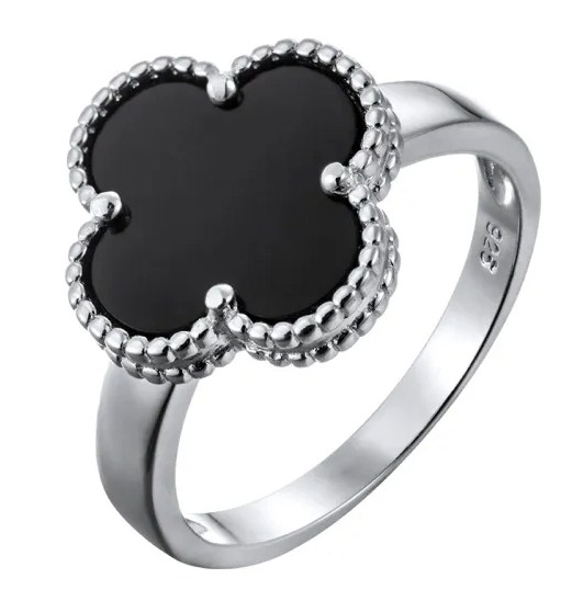 Кольцо из серебра с камнем Агат фото, цены